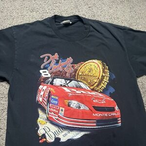 VTG 2000 Dale Earnhardt Jr Budweiser NASCAR T-Shirt Chase Authentics XL